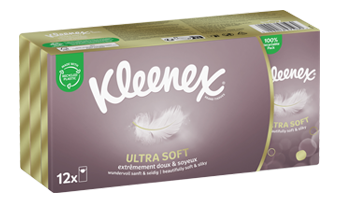 Kleenex<sup>®</sup> Ultra Soft Taschentücher